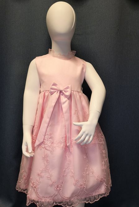 Hovedbilde Rosa kjole  2-8 år 