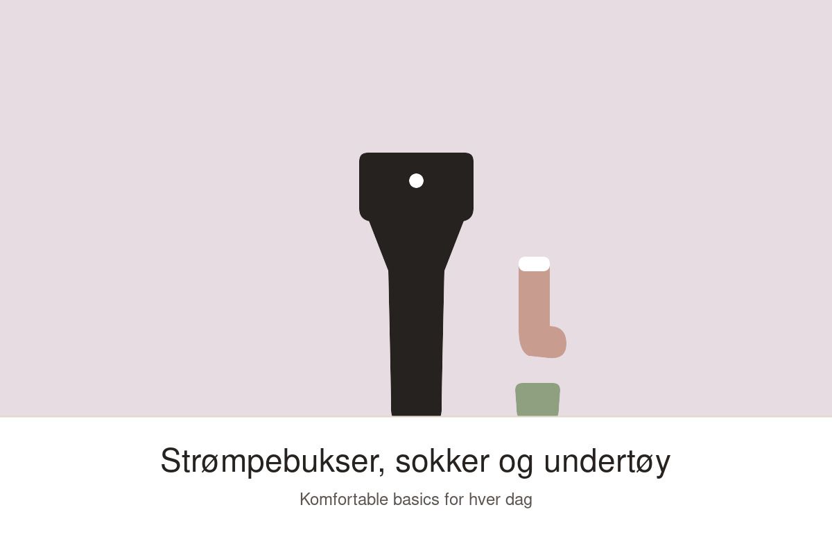 Strømpebukser, sokker og undertøy til baby og barn